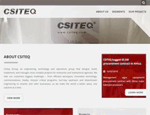 Tablet Screenshot of csiteq.com